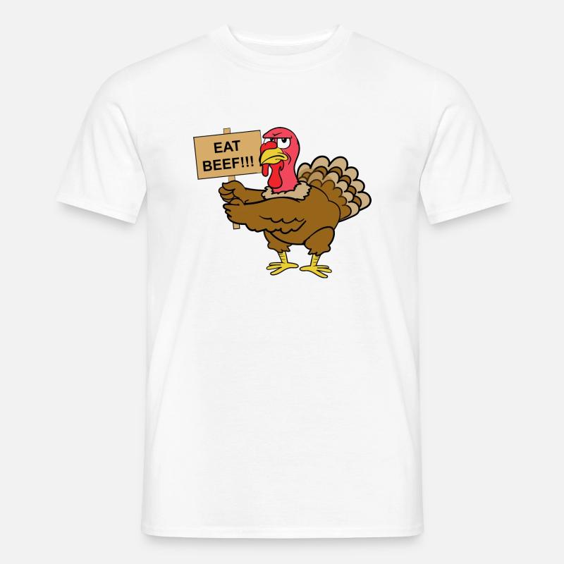 Thanksgiving Truthahn Pute - Männer T-Shirt - Weiß