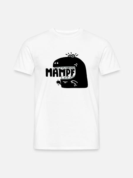 Super hungriger Mampf-T-Rex! - Männer T-Shirt - Weiß