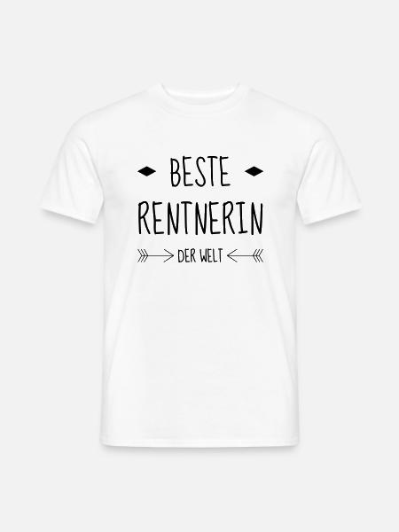 Retirement Retired Ruhestand Retraite Retraitée - Men's T-Shirt - white