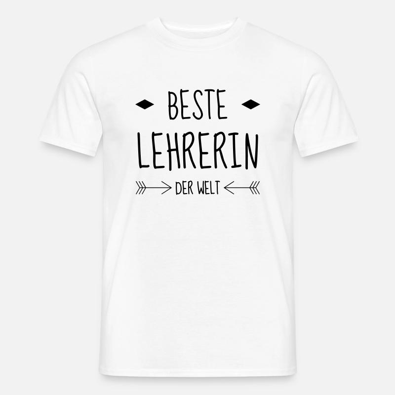 Ecole / Prof / Instit / Professeur / Maîtresse - T-shirt homme - blanc