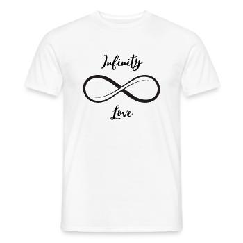 Unendliche Liebe - Unendliche Liebe - Männer T-Shirt - Weiß - Vorne - AI Model Male 178 dark (178cm)