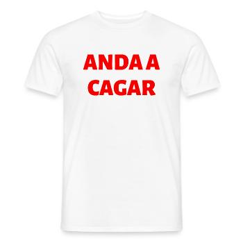 lass mich in ruhe Spanisch Sprache - Männer T-Shirt - Weiß - Vorne - AI Model Male 178 dark (178cm)
