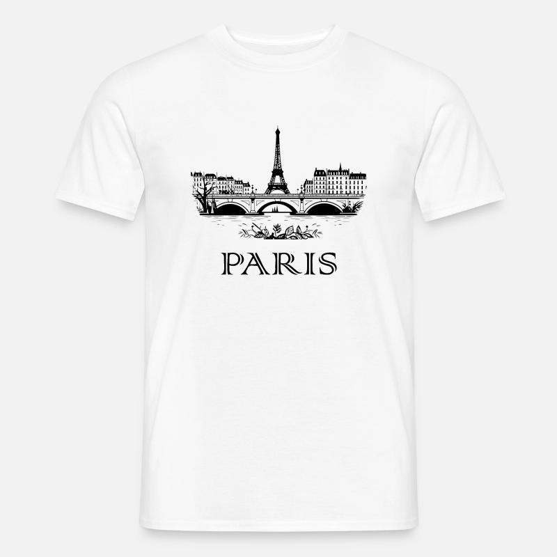 Paris - Männer T-Shirt - Weiß