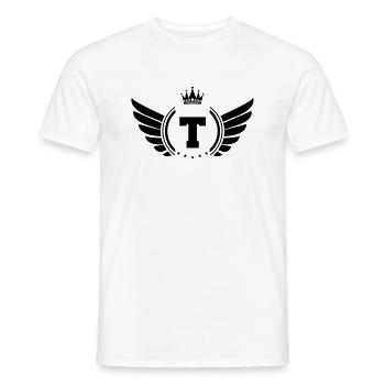 armoiries T - T-shirt homme - blanc - Devant - AI Model Male 178 dark (178cm)