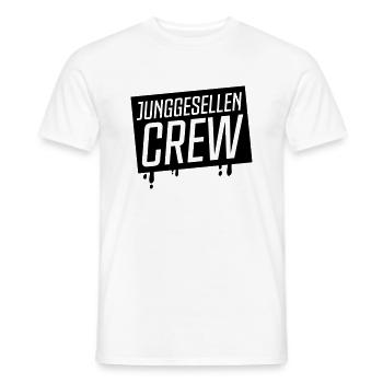 Équipage Bachelor - T-shirt homme - blanc - Devant - AI Model Male 178 dark (178cm)