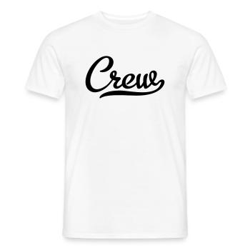 Équipage - T-shirt homme - blanc - Devant - AI Model Male 178 dark (178cm)