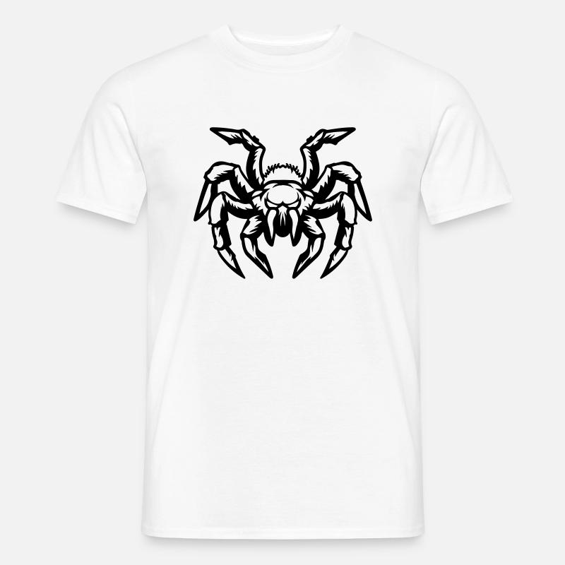 spinne - Männer T-Shirt - Weiß