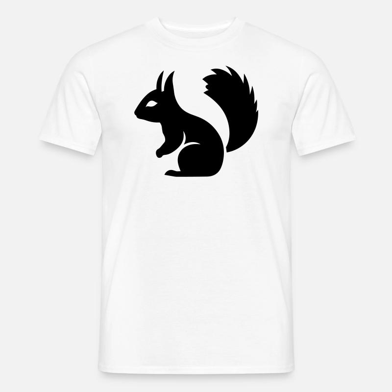 Eichhörnchen - Männer T-Shirt - Weiß