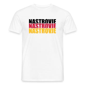 Nastrovje Germany Germany Fan Shirt - Men's T-Shirt - white - Front - AI Model Male 178 dark (178cm)