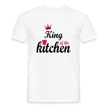 cooking - Men's T-Shirt - white - Front - AI Model Male 178 dark (178cm)