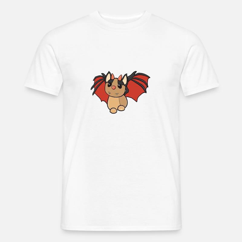 Fledermaus Drache Cartoon - Männer T-Shirt - Weiß