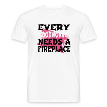 super sabrina charpentier tshirts présents - T-shirt homme - blanc - Devant - AI Model Male 178 dark (178cm)