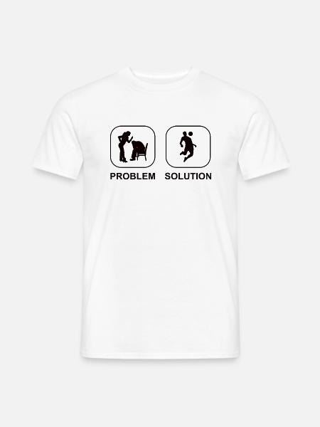 Fußball Fußballer Fußballtrainer Fußballspieler - Männer T-Shirt - Weiß