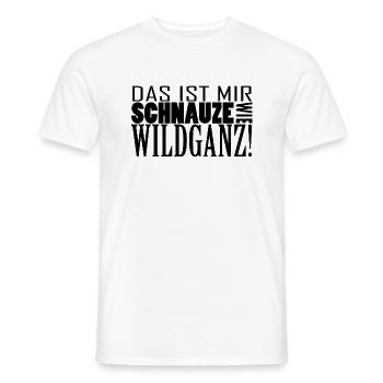 Schnauze - Männer T-Shirt - Weiß - Vorne - AI Model Male 178 dark (178cm)