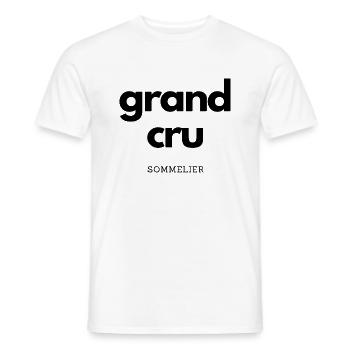 grand cru sommelier - Männer T-Shirt - Weiß - Vorne - AI Model Male 178 dark (178cm)