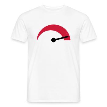 tacho__f2 - T-shirt homme - blanc - Devant - AI Model Male 178 dark (178cm)
