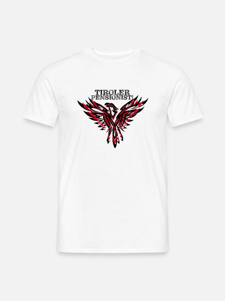 Tyrolean pensioner Made in Tyrol - Men's T-Shirt - white