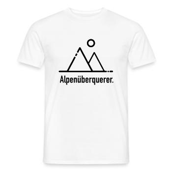 Alpenüberquerer - Männer T-Shirt - Weiß - Vorne - AI Model Male 178 dark (178cm)