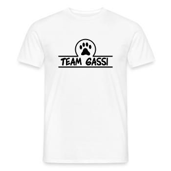 team gassi 01 - Männer T-Shirt - Weiß - Vorne - AI Model Male 178 dark (178cm)