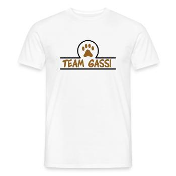 team gassi 02 - Männer T-Shirt - Weiß - Vorne - AI Model Male 178 dark (178cm)