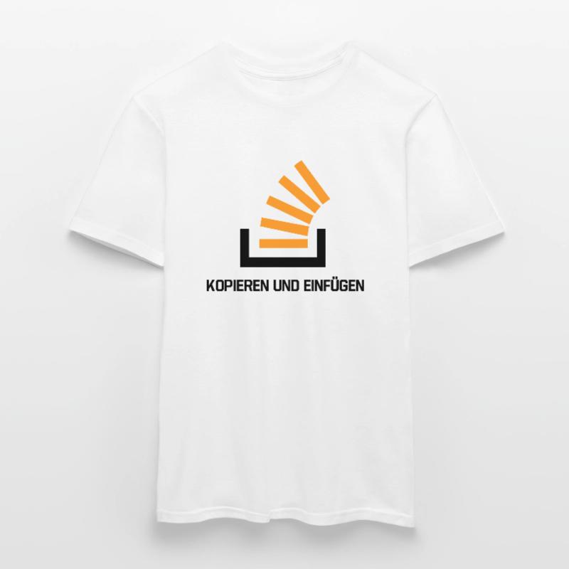 Copy And Paste Programmer Developer Coder Nerd Männer T-Shirt