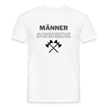 Männer Schmiede Mann Vater Alte Schule Stolz Frei - Männer T-Shirt - Weiß - Vorne - AI Model Male 178 dark (178cm)