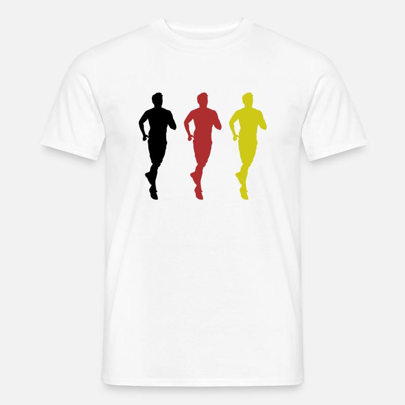 jogging germany - Männer T-Shirt - Weiß