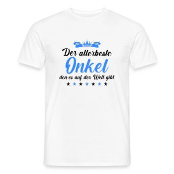 Best Uncle - Men's T-Shirt - white - Front - AI Model Male 178 dark (178cm)