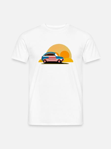 into the sunset - Men's T-Shirt - white
