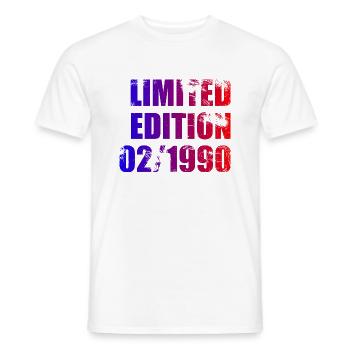 35e anniversaire Edition limitée 02/1990 - T-shirt homme - blanc - Devant - AI Model Male 178 dark (178cm)