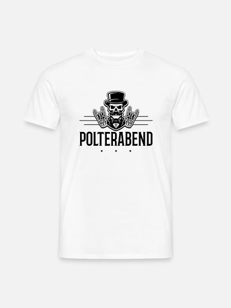 Polterabend Bräutigam - Männer T-Shirt - Weiß