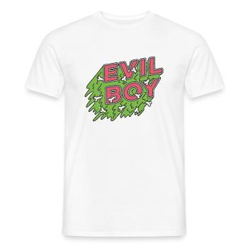 Evil Boy - Men's T-Shirt - white - Front - AI Model Male 178 dark (178cm)