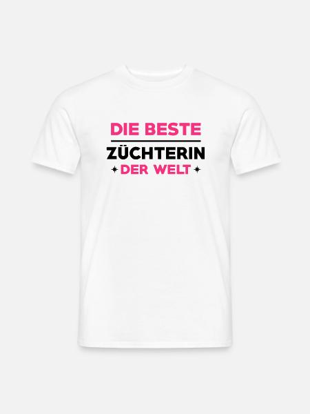 Züchter Züchterin Vieh Ackerbau Bauer Landwirt - Männer T-Shirt - Weiß
