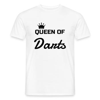 Darts Fléchettes Sport Sportif Athlète - T-shirt homme - blanc - Devant - AI Model Male 178 dark (178cm)