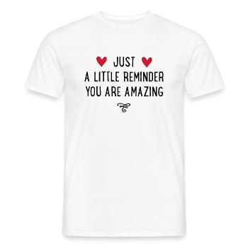 amazing - Männer T-Shirt - Weiß - Vorne - AI Model Male 178 dark (178cm)