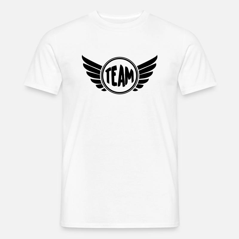 team - Männer T-Shirt - Weiß