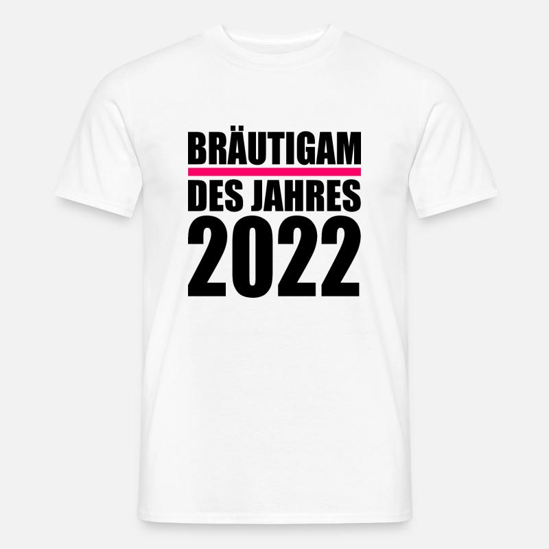 bräutigam - Männer T-Shirt - Weiß