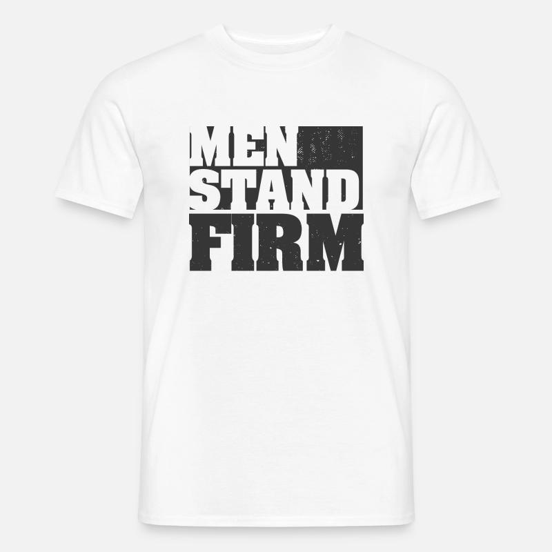 Männer - Männer T-Shirt - Weiß