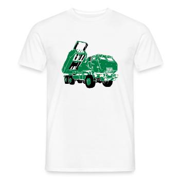 M142 HIMARS - T-shirt homme - blanc - Devant - AI Model Male 178 dark (178cm)