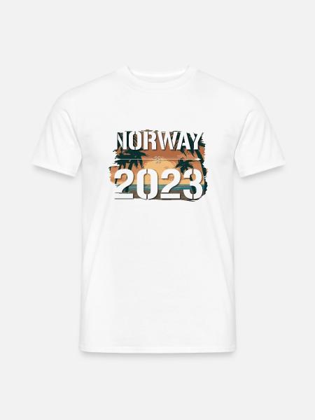Norway 2023 - Männer T-Shirt - Weiß