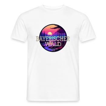 Nationalpark Bayerischer Wald - Männer T-Shirt - Weiß - Vorne - AI Model Male 178 dark (178cm)