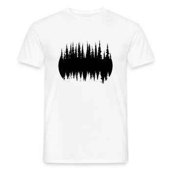 Forest, Nature, Wood - Men's T-Shirt - white - Front - AI Model Male 178 dark (178cm)