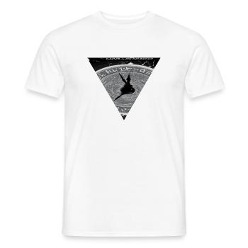 Black and Grey Clock Design - Männer T-Shirt - Weiß - Vorne - AI Model Male 178 dark (178cm)