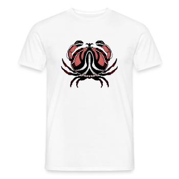 Krebs - Männer T-Shirt - Weiß - Vorne - AI Model Male 178 dark (178cm)