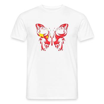 Chine Pays Drapeau États officiels Continent - T-shirt homme - blanc - Devant - AI Model Male 178 dark (178cm)