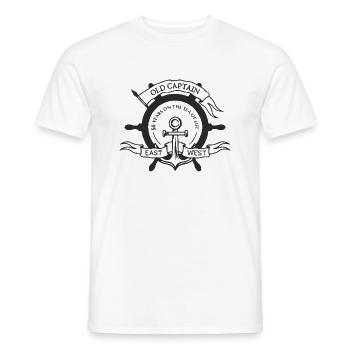 Fifty - Men's T-Shirt - white - Front - AI Model Male 178 dark (178cm)