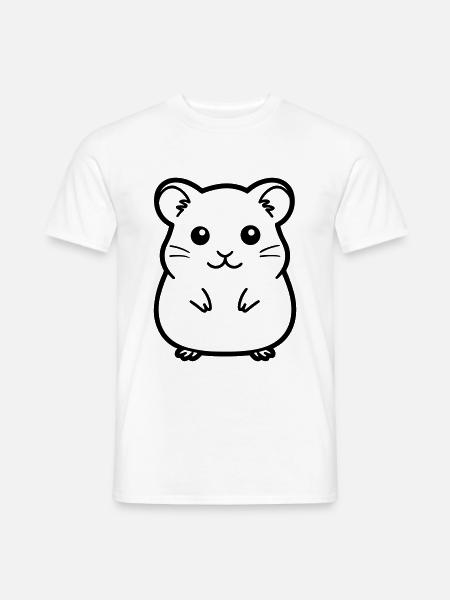 hamster - Men's T-Shirt - white