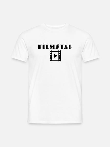 Filmstar - Männer T-Shirt - Weiß