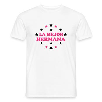 La mejor hermana - Männer T-Shirt - Weiß - Vorne - AI Model Male 178 dark (178cm)