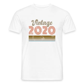 Geburtstag Vintage 2020 Limited Edition - 2020 - Männer T-Shirt - Weiß - Vorne - AI Model Male 178 dark (178cm)